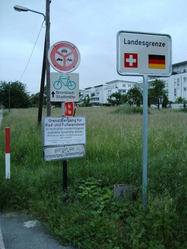 german-swiss-border near Basel/CH